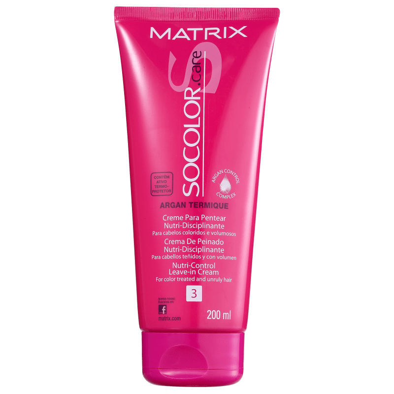Matrix Socolor.Care Argan Termique - Creme para Pentear 200ml