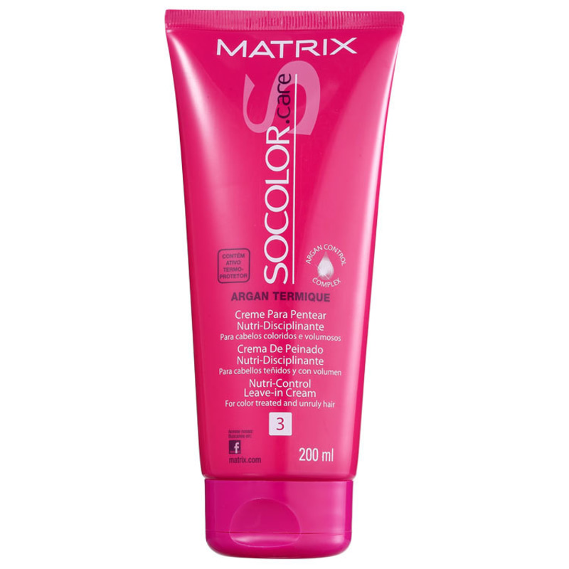 Matrix Socolor.Care Argan Termique - Creme para Pentear 200ml