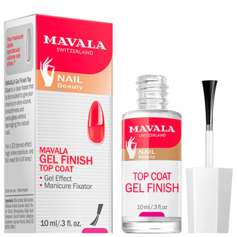 Mavala Gel Finish Top Coat - Finalizador de Efeito Gel 10ml