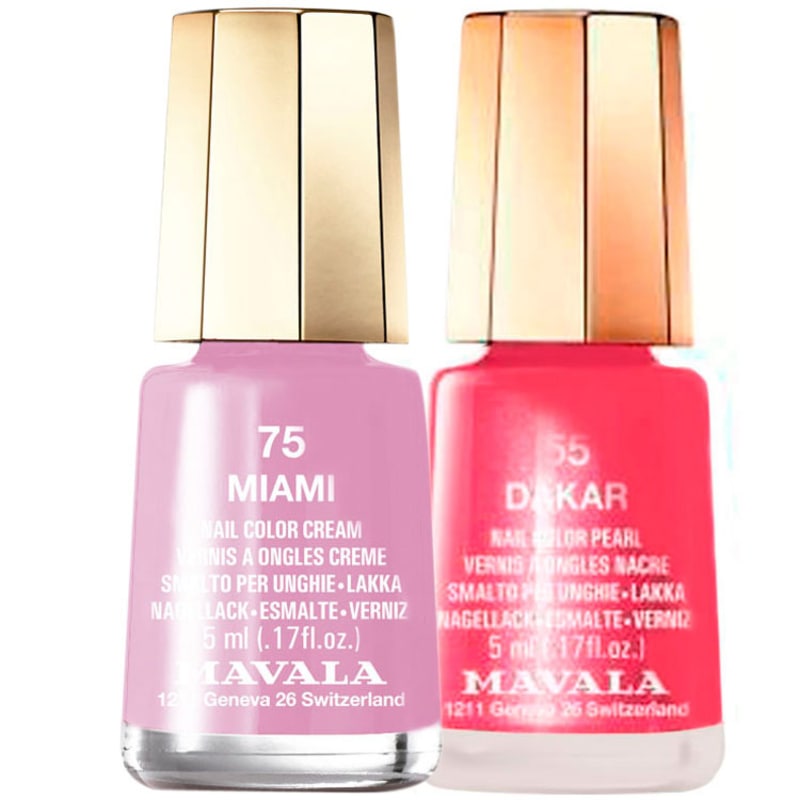 Kit Mavala Mini Colours Miami e Dakar de Esmaltes (2 produtos)
