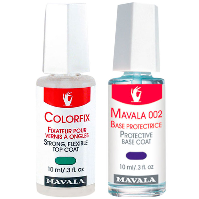 Kit Mavala Protective Base Coat & Colorfix - Base 10ml + Base Fixadora 10ml