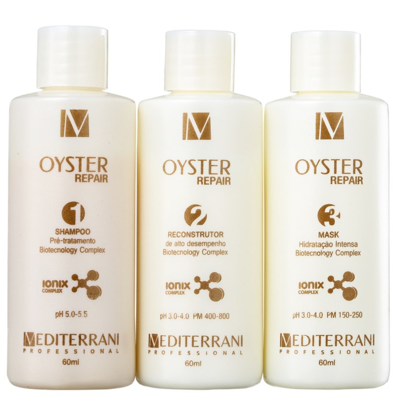 Mediterrani Oyster Repair Reconstrução Especial Kit (3 Produtos)
