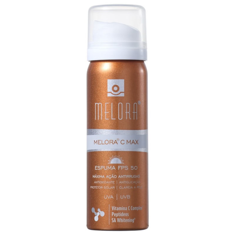 Melora Melora C Max Espuma FPS 50 - Protetor Solar Facial em Espuma 45ml