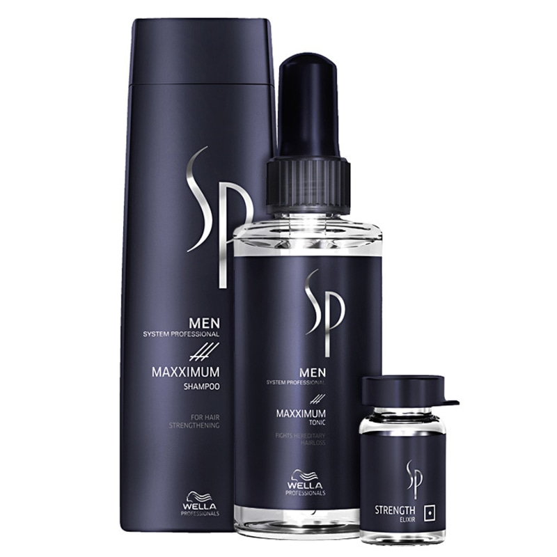 SP System Professional Men Maxximum Hairloss Combat (3Produtos)