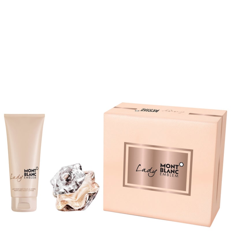 Conjunto Lady Emblem Montblanc Feminino - Eau de Parfum 50ml + Loção Corporal 100ml