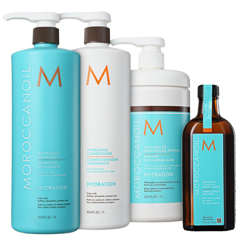 Moroccanoil Hydrating Treatment Kit (4 Produtos)