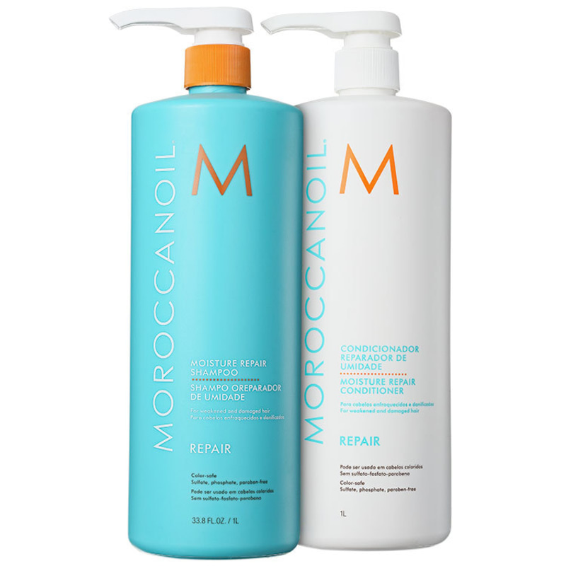 Moroccanoil Moisture Repair Duo Kit (2 Produtos)