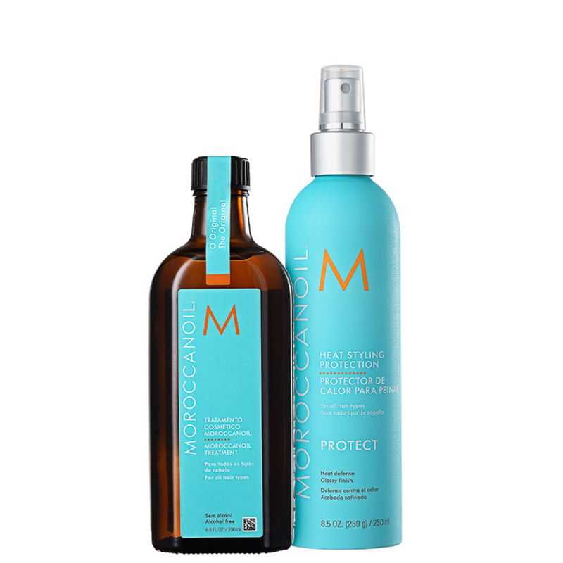 Moroccanoil Treatment Heat Styling Kit (2 Produtos)