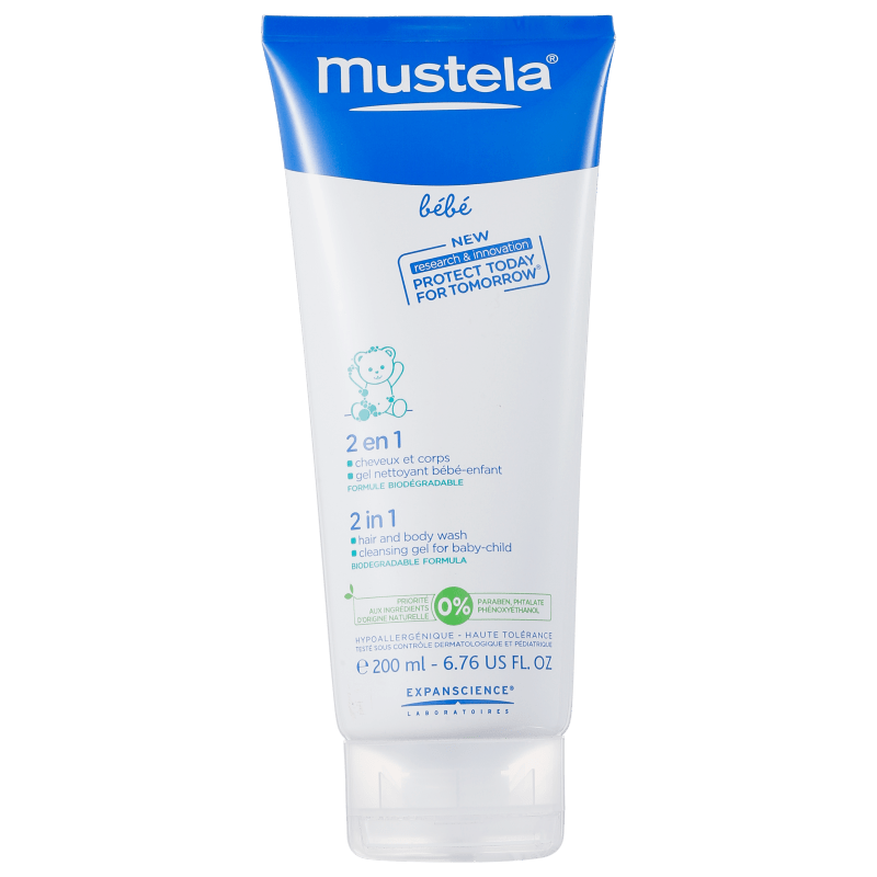 Mustela Bébé 2 En 1 Cheveux Et Corps - Gel 2 em 1 200ml