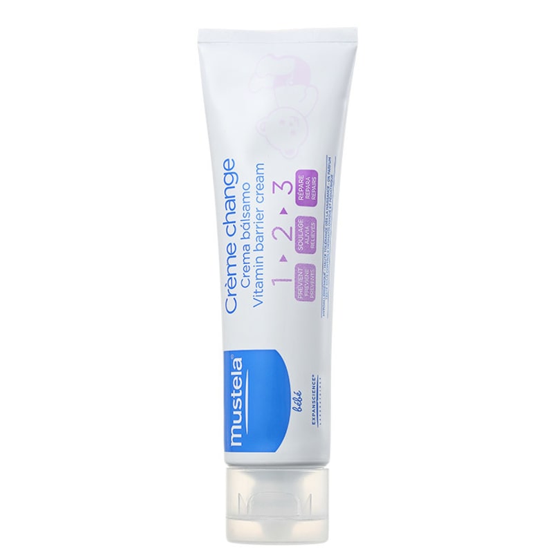 Mustela Bébé Creme Vitaminado Preventivo 123 - Creme para Assaduras 110g