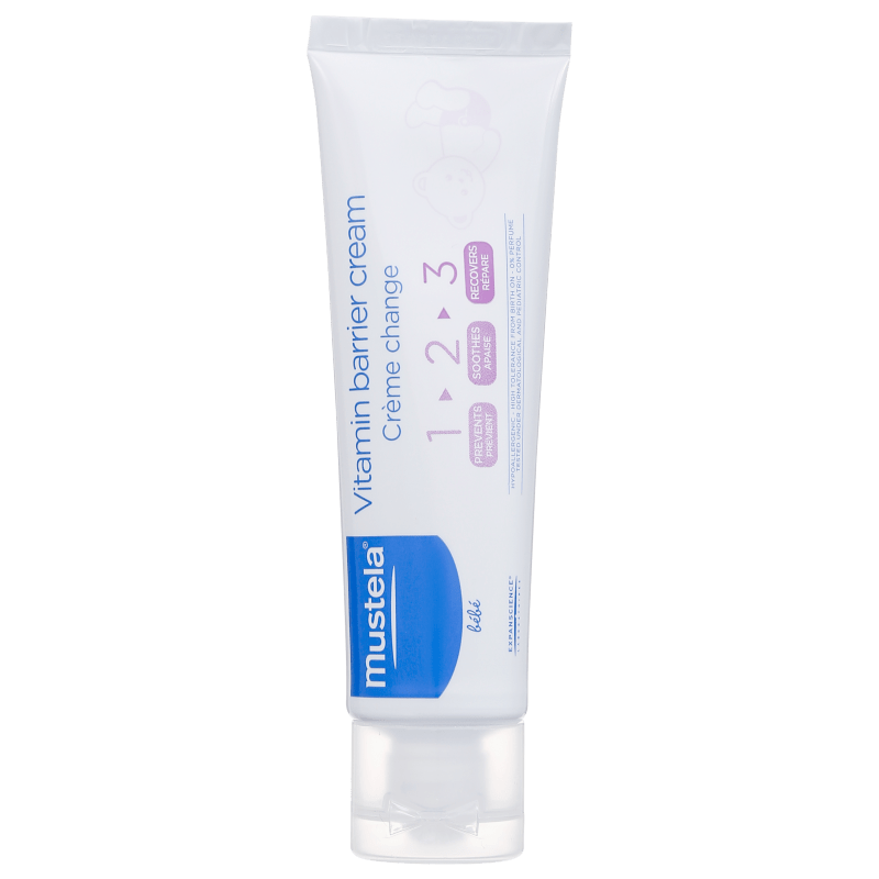 Mustela Bébé Creme Vitaminado Preventivo 123 - Creme para Assaduras 55g