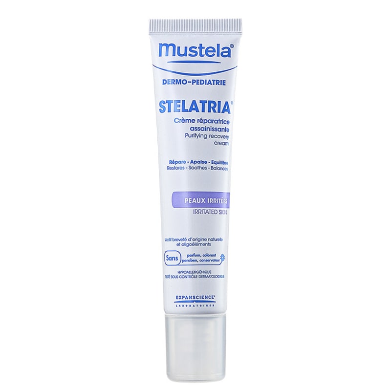 Mustela Dermo-Pédiatrie Stelatria Crème Réparatrice Assainìssante - Creme Reparador Purificante 40ml