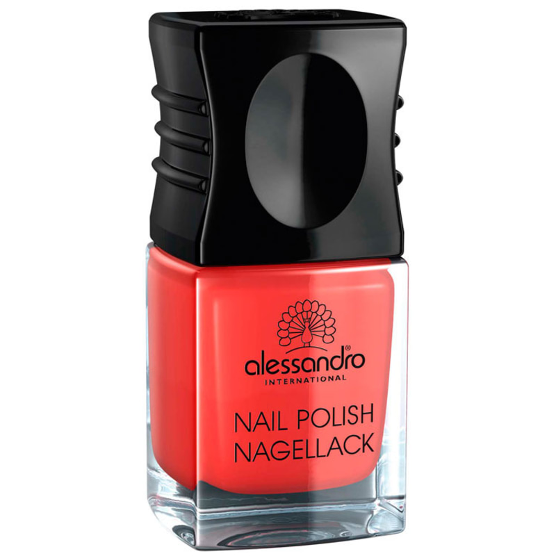 Alessandro International Nail Polish Orange Red - Esmalte Cremoso 10ml