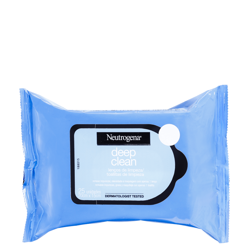 Neutrogena Deep Clean - Lenço Demaquilante (25 unidades)