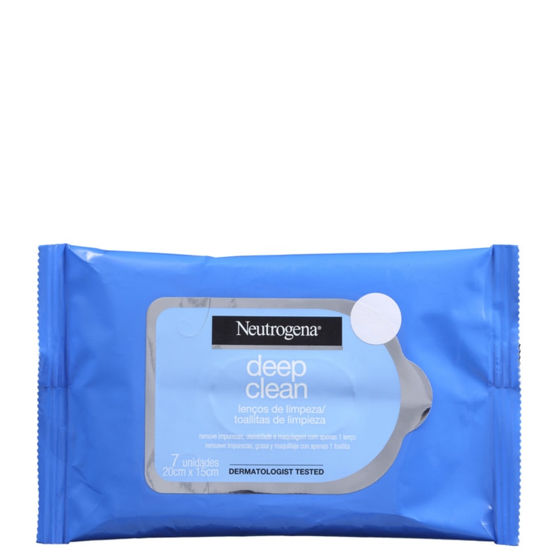 Neutrogena Deep Clean - Lenço Demaquilante (7 unidades)