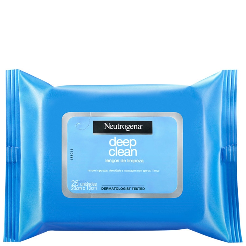 Neutrogena Deep Clean - Lenço Demaquilante (25 unidades)