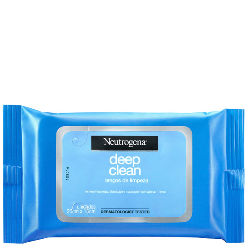 Neutrogena Deep Clean - Lenço Demaquilante (7 unidades)