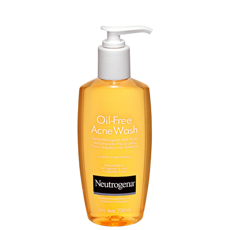 Neutrogena Oil Free Acne Wash - Sabonete Líquido Facial 200ml