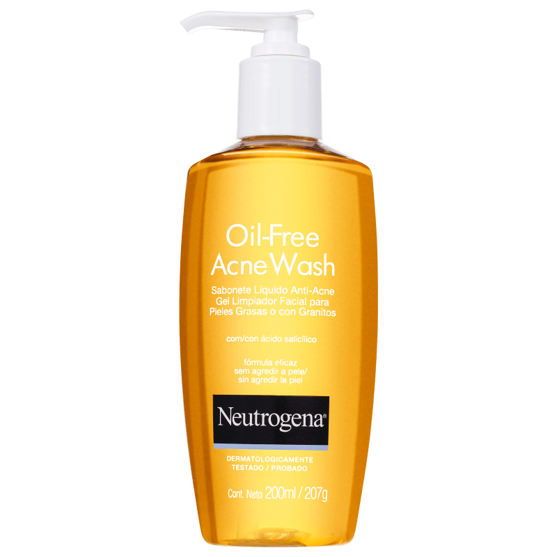 Neutrogena Oil Free Acne Wash - Sabonete Líquido para Acne 200ml