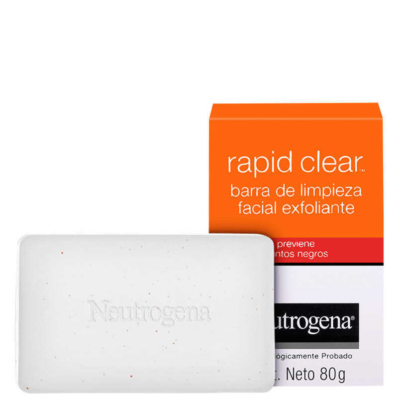 Neutrogena Rapid Clear Anti-Cravos - Sabonete Facial Esfoliante 80g