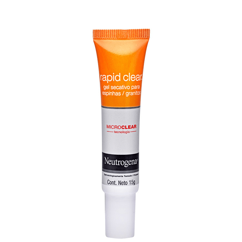 Neutrogena Rapid Clear Gel Secativo para Espinhas - Redutor de Acne 15g