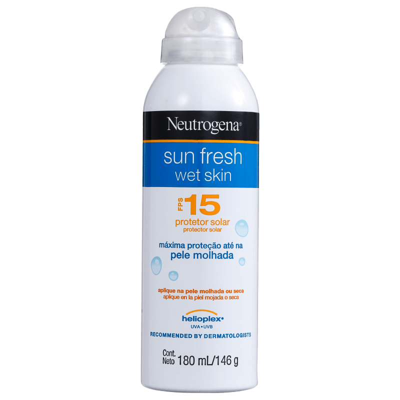 Neutrogena Sun Fresh Wet Skin FPS 15 - Protetor Solar 180ml