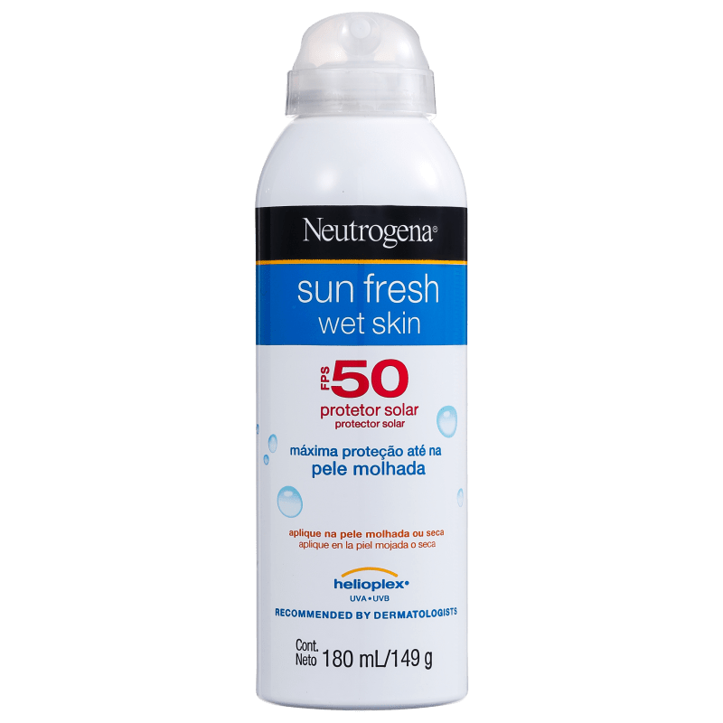 Neutrogena Sun Fresh Wet Skin FPS 50 - Protetor Solar 180ml