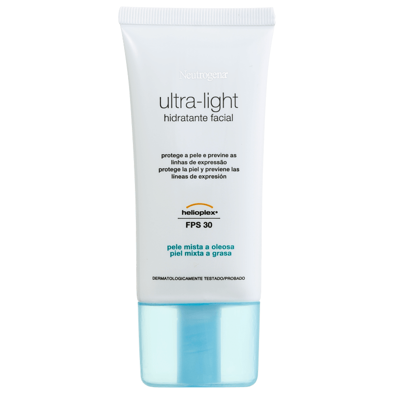 Neutrogena Ultra-Light Pele Mista à Oleosa FPS 30 - Hidratante Facial 55g