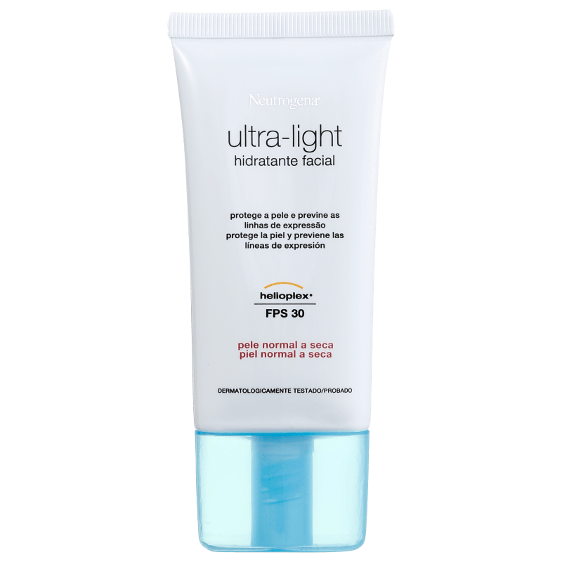 Neutrogena Ultra-Light Pele Normal à Seca FPS 30 - Hidratante Facial 55g