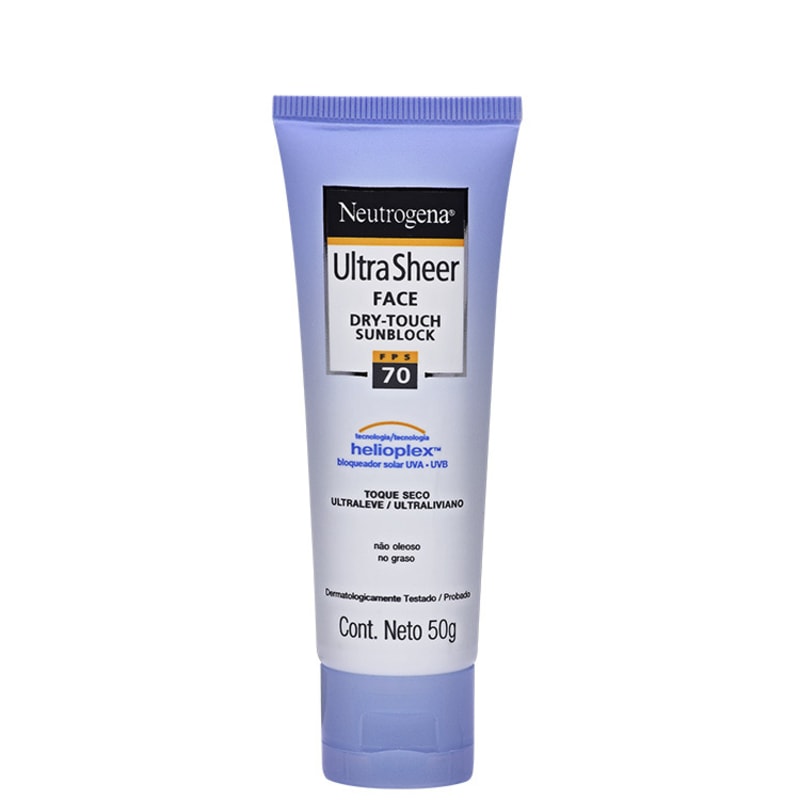Neutrogena Ultra Sheer FPS 70 - Protetor Solar Facial 50g