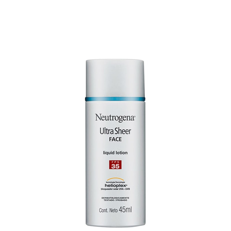 Neutrogena Ultra Sheer Liquid Lotion - Protetor Solar Facial FPS 35 45ml