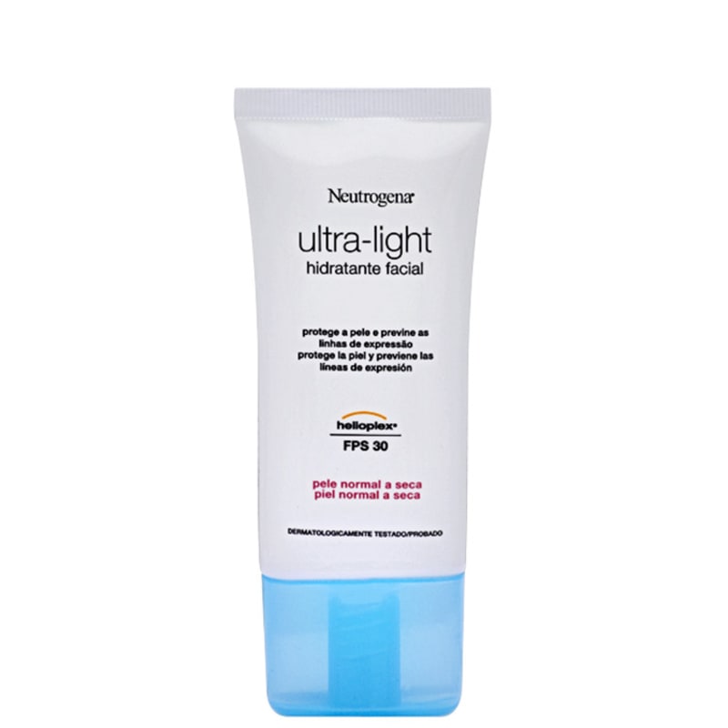 Neutrogena Ultra-Light - Hidratante Facial Diurno FPS 30 55g (pele normal a seca)
