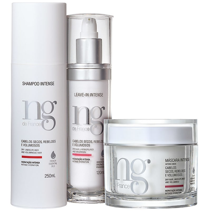 NG de France Intense Hidratação Poderosa Kit (3 Produtos)