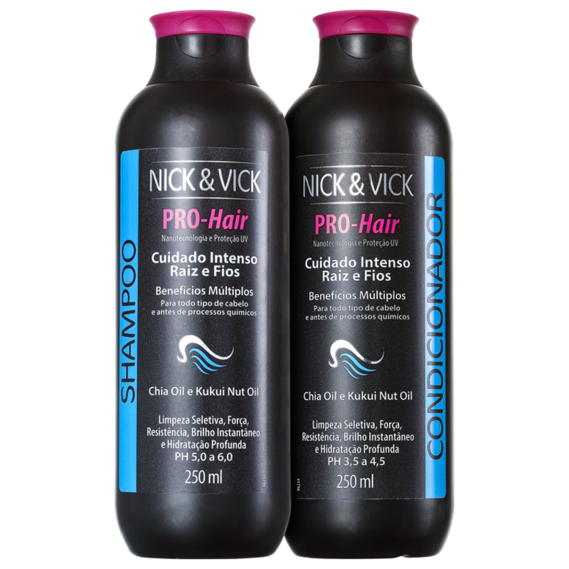 Nick & Vick PRO-Hair Cuidado Intenso Raiz e Fios Kit (2 Produtos)