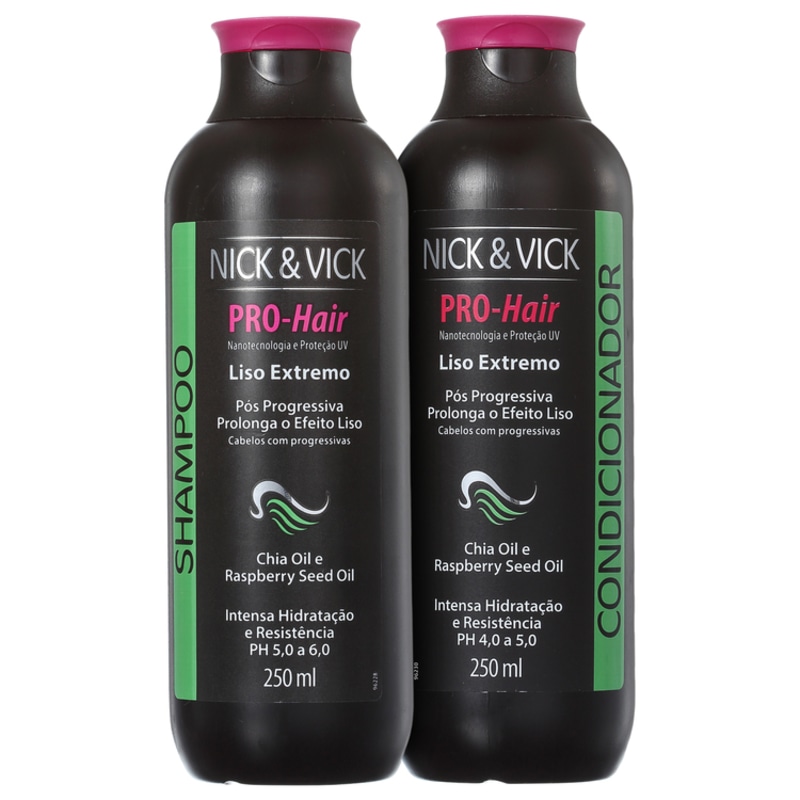 Nick & Vick PRO-Hair Liso Extremo Kit (2 Produtos)