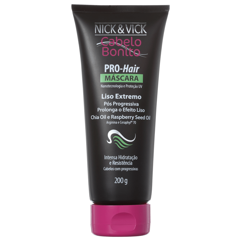 Nick & Vick PRO-Hair Liso Extremo - Máscara de Tratamento 200g