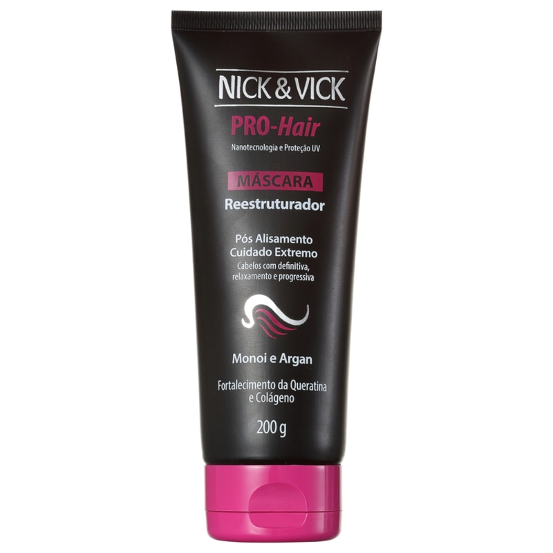 Nick & Vick PRO-Hair Reestruturador - Máscara de Tratamento 200g