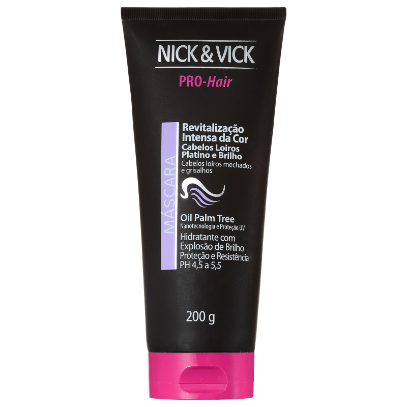 Nick & Vick PRO-Hair Revitalização Intensa Cabelo Loiro - Máscara de Tratamento 200g