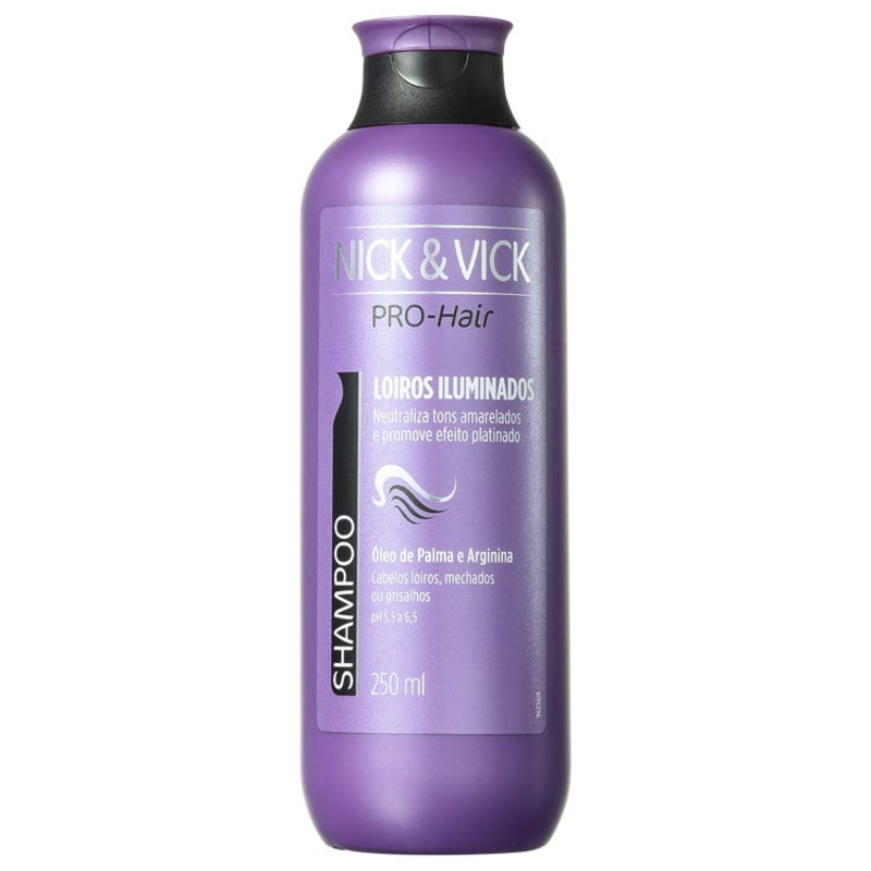 Nick & Vick PRO-Hair Revitalização Intensa Cabelo Loiro - Shampoo 250ml