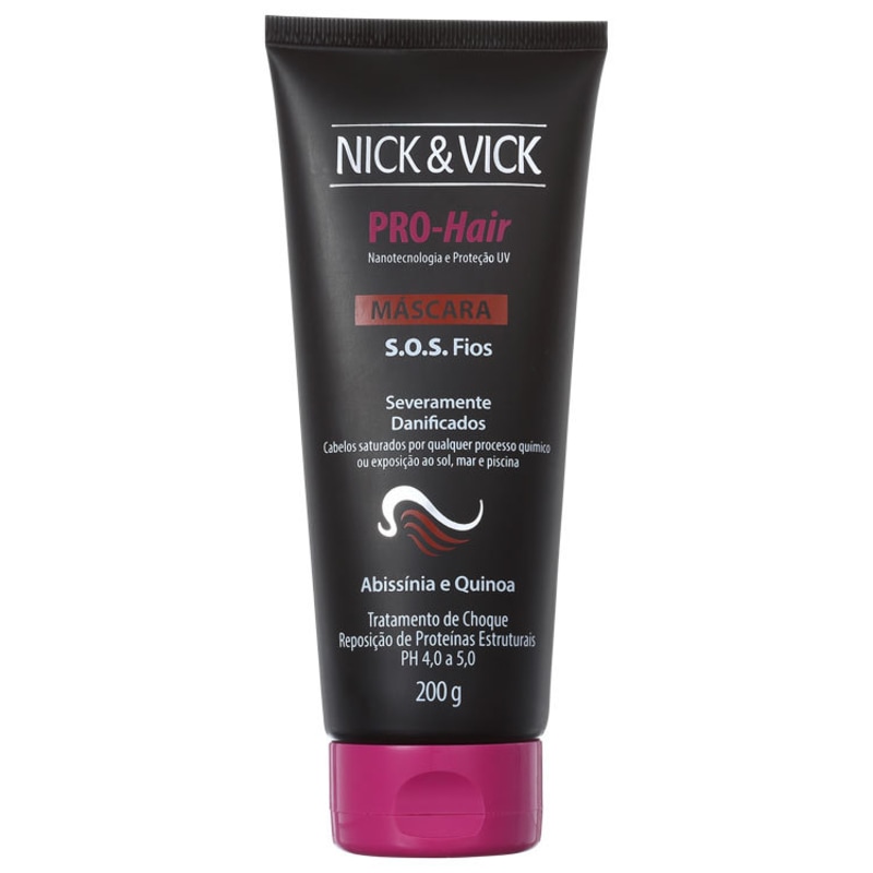 Nick & Vick PRO-Hair S.O.S Fios - Máscara de Tratamento 200g