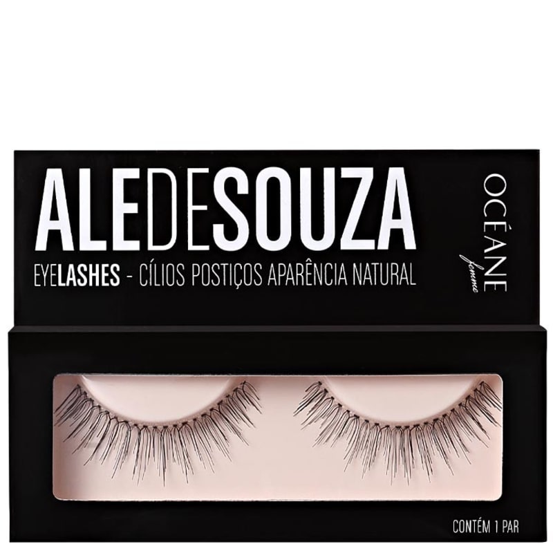 Océane Femme Ale de Souza Eyelashes Aparência Natural - Cílios Postiços