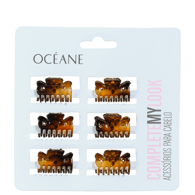 Océane Femme Complete My Look 152 Turtle Shell - Mini Prendedores de Cabelo