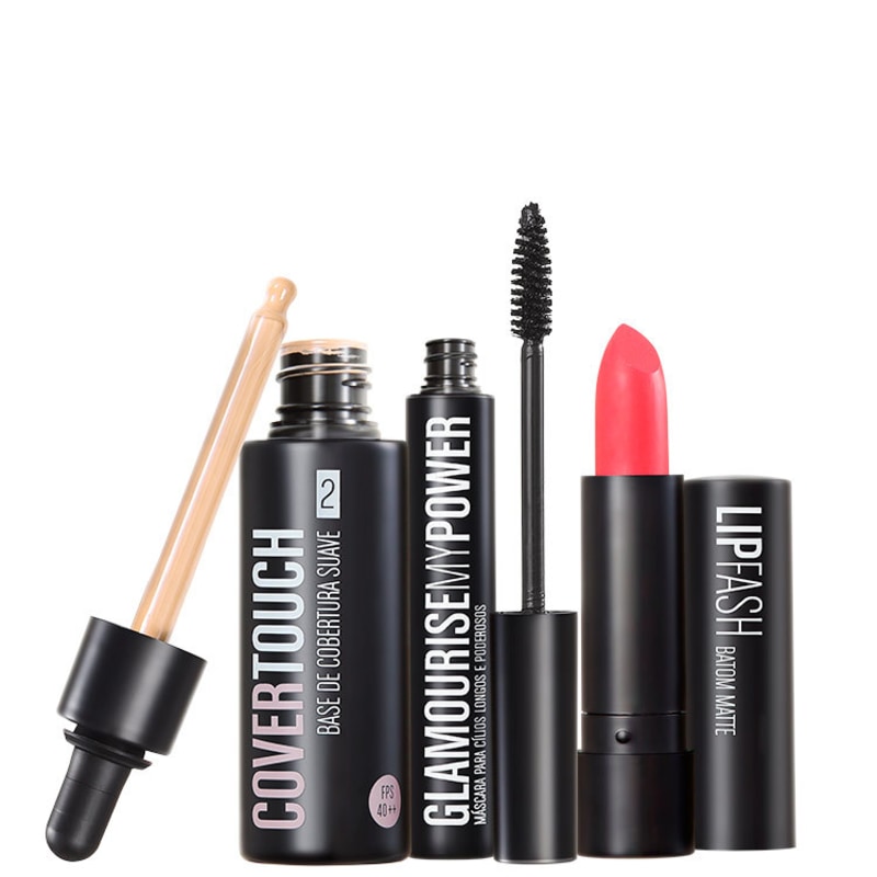 Kit Océane Femme Cover Touch 2 Glamourise Lip Fash Apocalips (3 produtos)