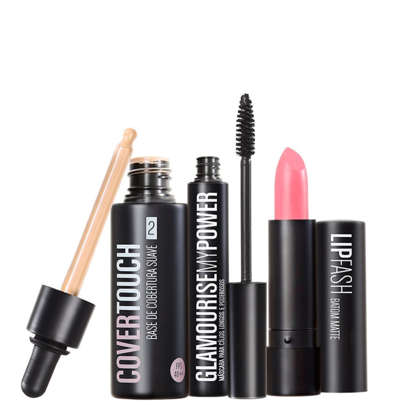 Kit Océane Femme Cover Touch 2 Glamourise Lip Fash Vive La Vie (3 produtos)