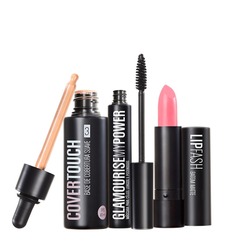 Kit Océane Femme Cover Touch 3 Glamourise Lip Fash Vive La Vie (3 produtos)