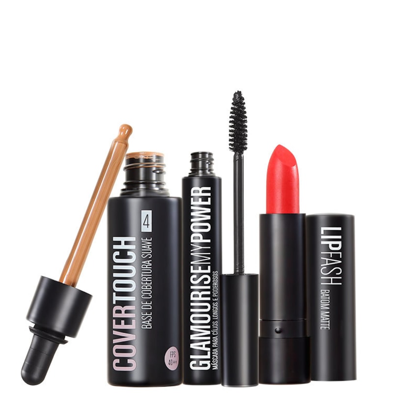 Kit Océane Femme Cover Touch 4 Glamourise Lip Fash Cassandra (3 produtos)