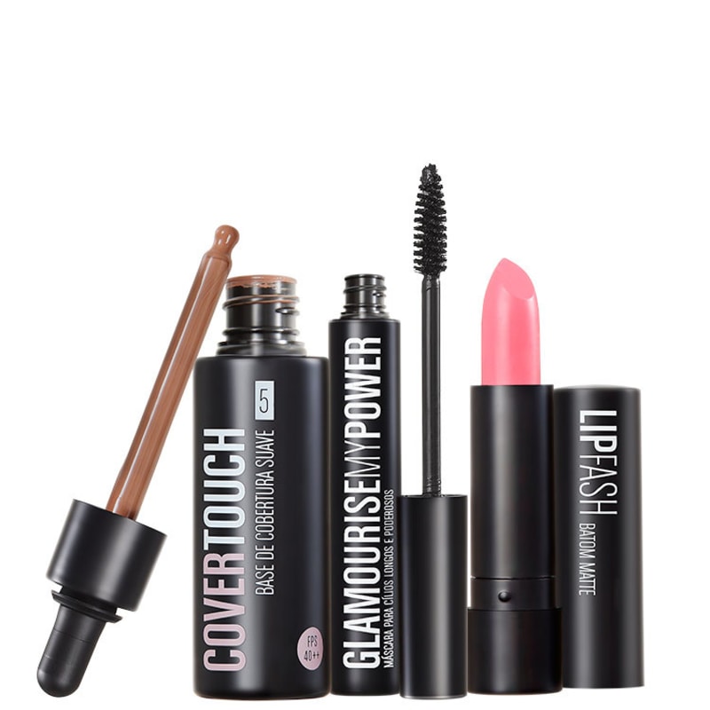 Kit Océane Femme Cover Touch 5 Glamourise Lip Fash Vive La Vie (3 produtos)