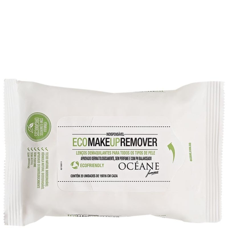 Océane Femme Eco Make Up Remover - Lenço Demaquilante (20unidades)