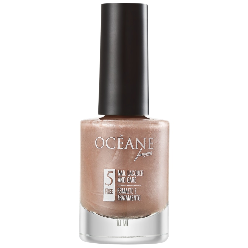 Océane Femme Nail Lacquer And Care Caramel Shell - Esmalte Perolado 10ml
