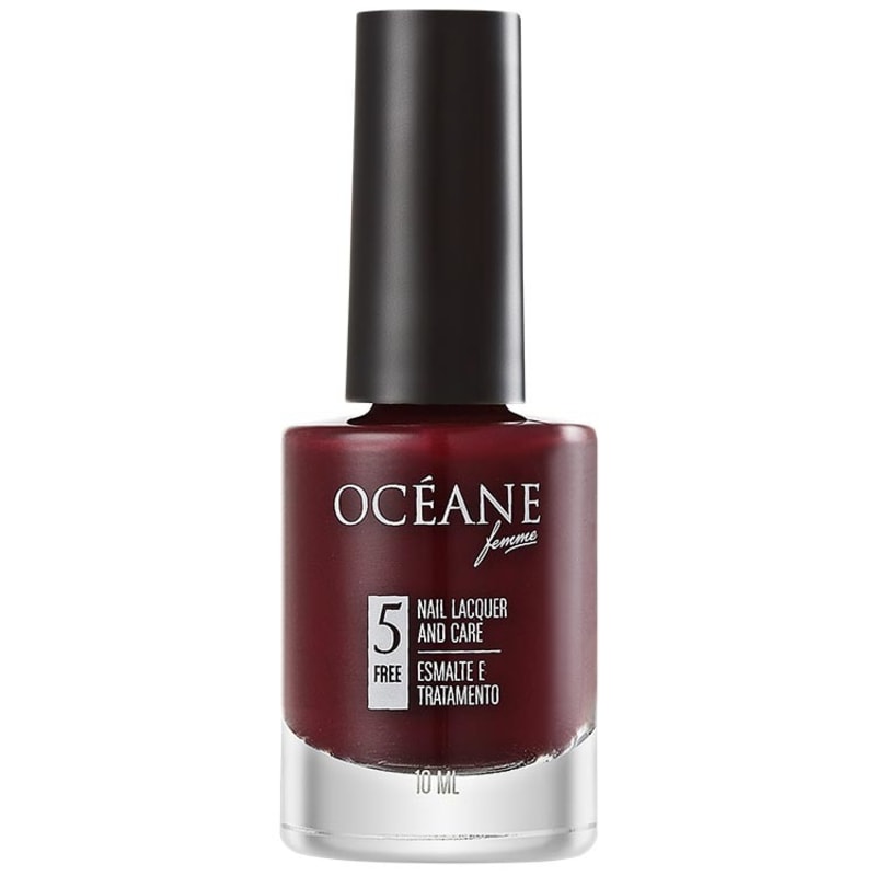 Océane Femme Nail Lacquer And Care Merlot - Esmalte Cremoso 10ml
